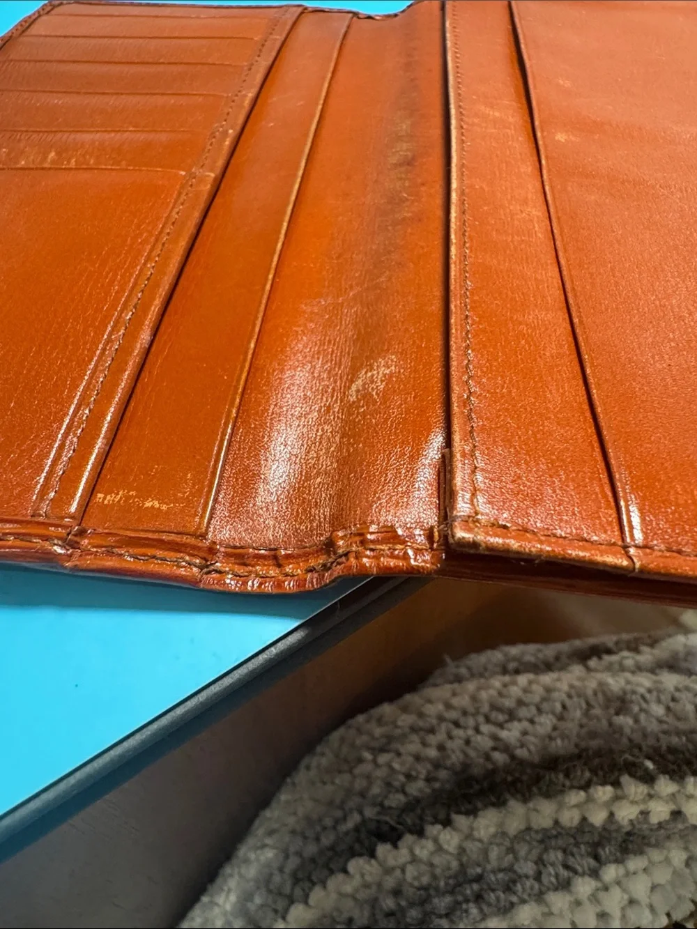 Louis Vuitton Brown Epi Leather Travel Wallet